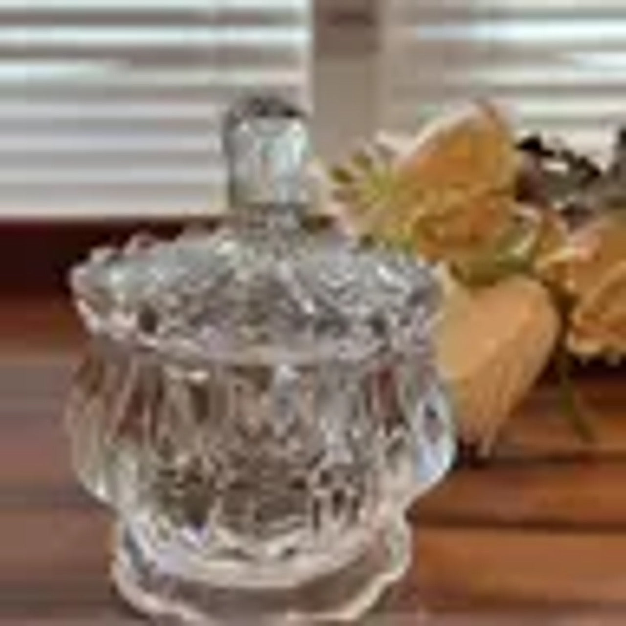 Crystal Glass Storage Jar