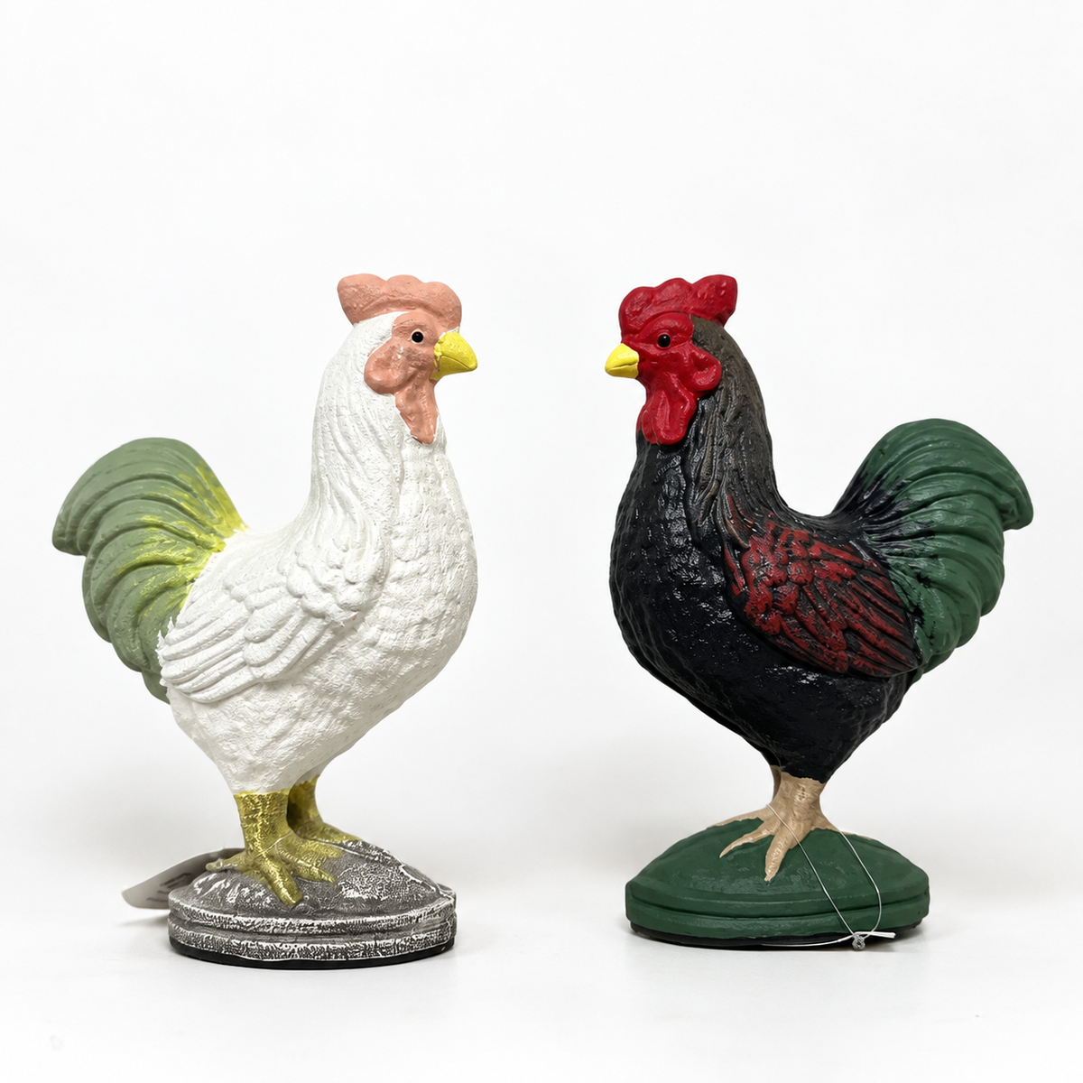 Cast Iron Rooster Statue