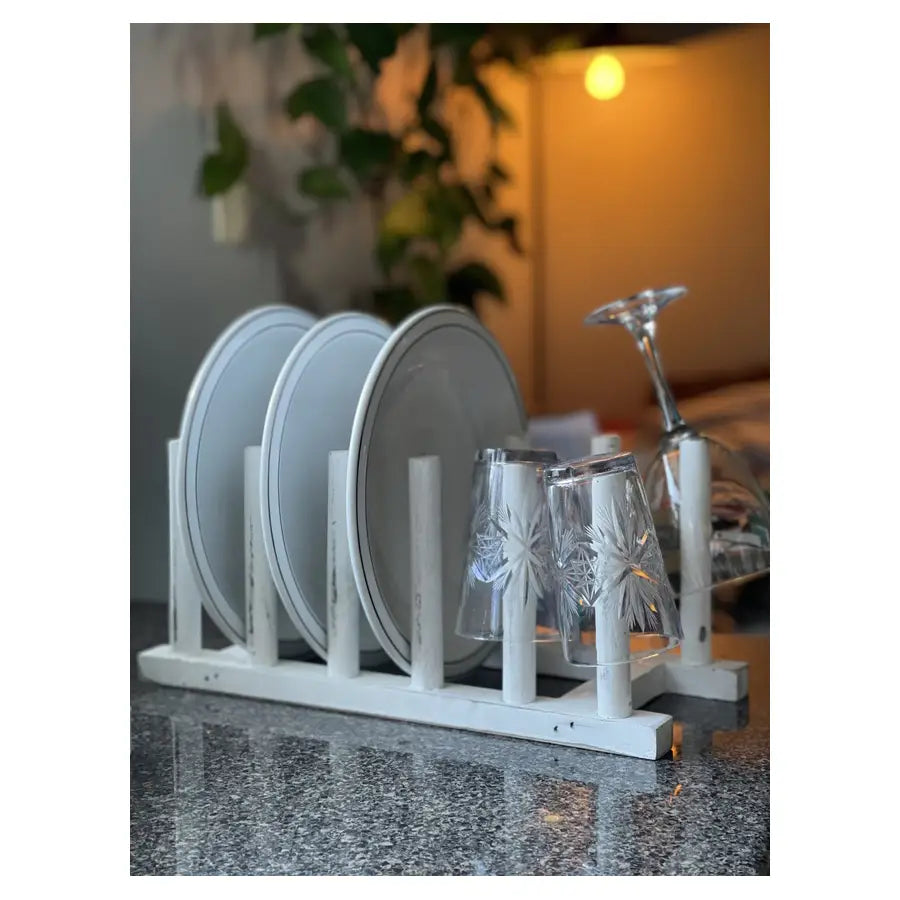 White Wooden Drying Rack – VagabondVintage