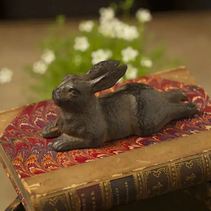 Recling Rabbit Cast Iron Reclining Rabbit – VagabondVintage