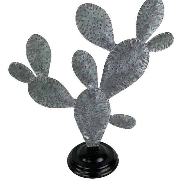 Metal Cactus Sculpture