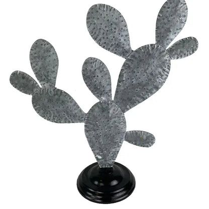Metal Cactus Sculpture