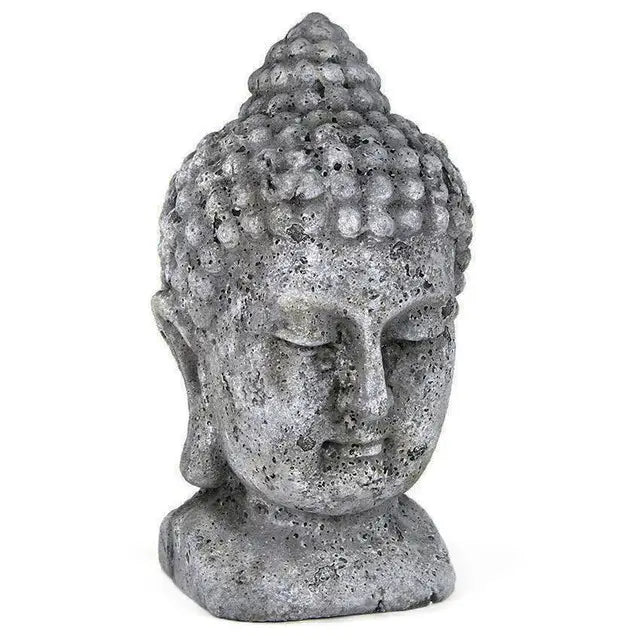 Cement Buddha Head Statue