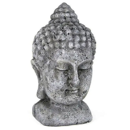 Cement Buddha Head Statue