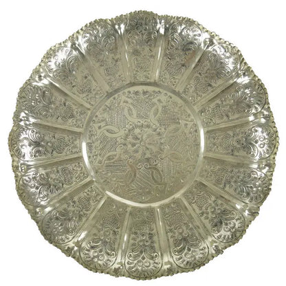 Vintage Moroccan Silver Tray