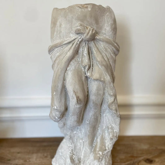 Cement Lady Skirt Planter