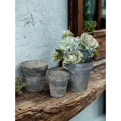 Zinc Flower Pot