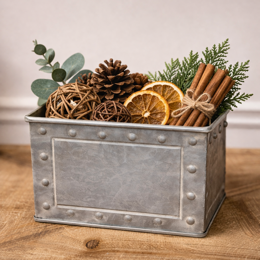 Iron Rectangle Storage Container - Set of 3