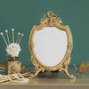 Vintage Style Gold Ornate Tabletop Mirror