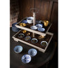 Wood Rectangle 2 Tier Tray