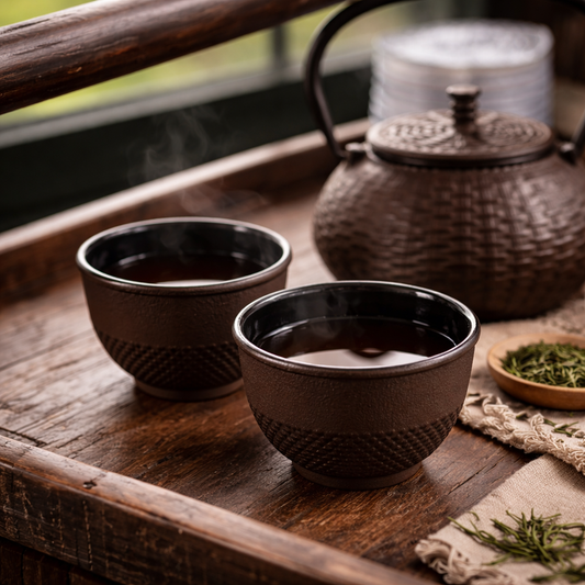 Cast Iron Brown Cup