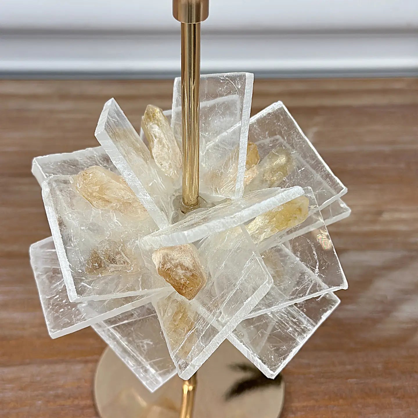Crystal Stone Luxury Candle Holder-1 set