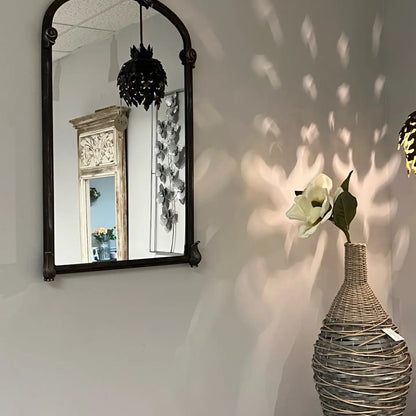 Vintage Iron Frame Mirror