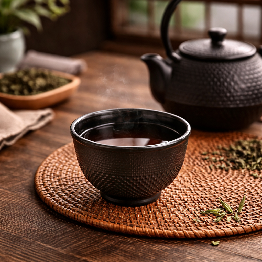 Cast Iron Brown Cup