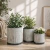 IRON BUCKET SET OF THREE