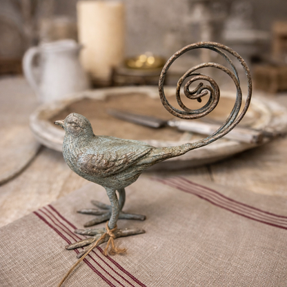 Cast Iron Bird Napkin Holder