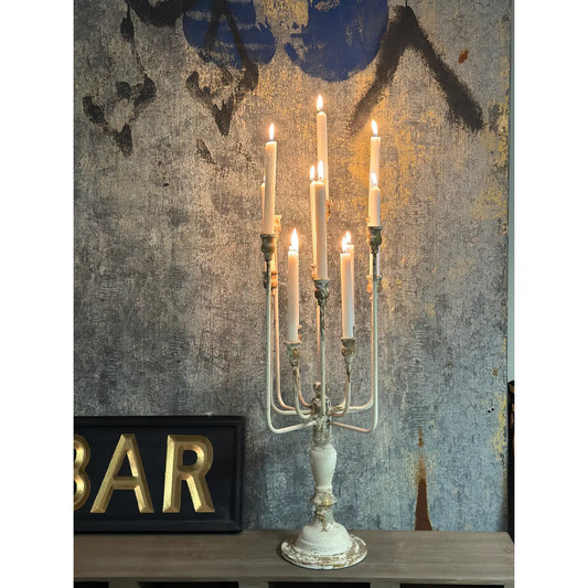 13-Candle Iron Candelabra