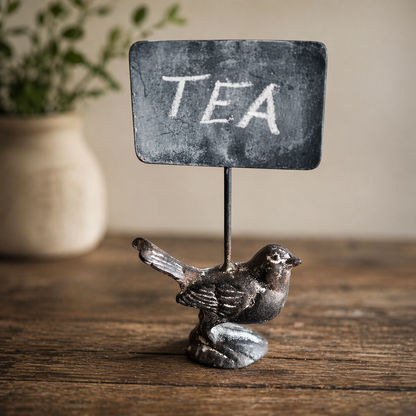 Bird Chalk Board Sign
