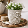 Cement Mushroom Relief Planter