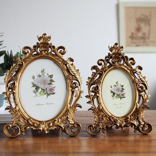 Baroque Crown Oval Photo Frame