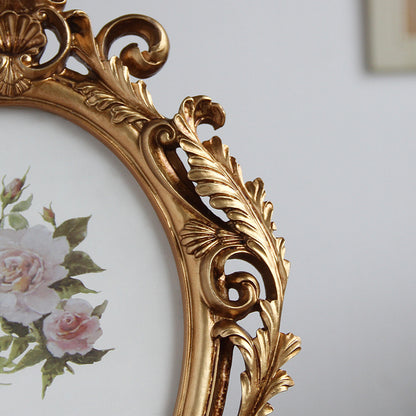 Baroque Crown Oval Photo Frame