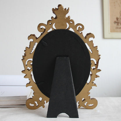 Baroque Crown Oval Photo Frame