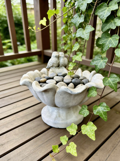 Bird Pedestal Bedbath Bowl