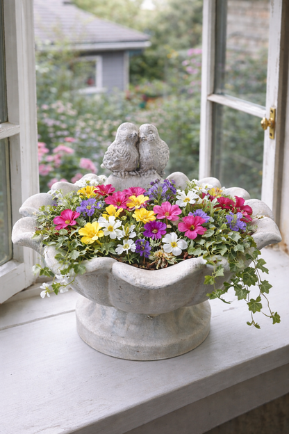 Bird Pedestal Bedbath Bowl