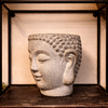 CEMENT WALL MOUNT HANGING BUDDHA PLANTER