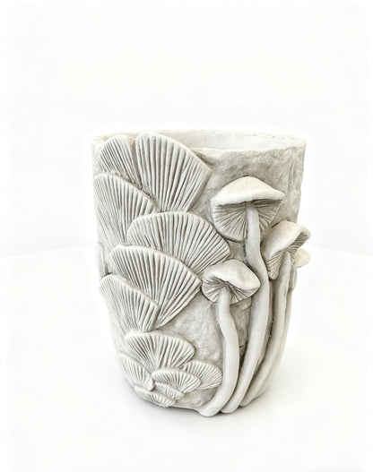 Cement Mushroom Relief Planter