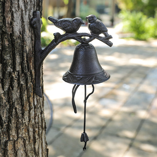 Cast Iron Double Bird  Bell