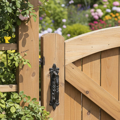 Ornate Cast Iron Door Pull Handle
