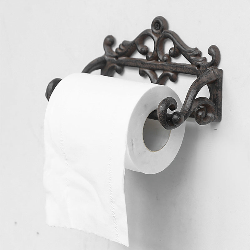 Cast Iron Toilet Paper Holder