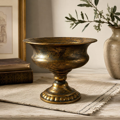 Rustic Pedestal Planter Urn