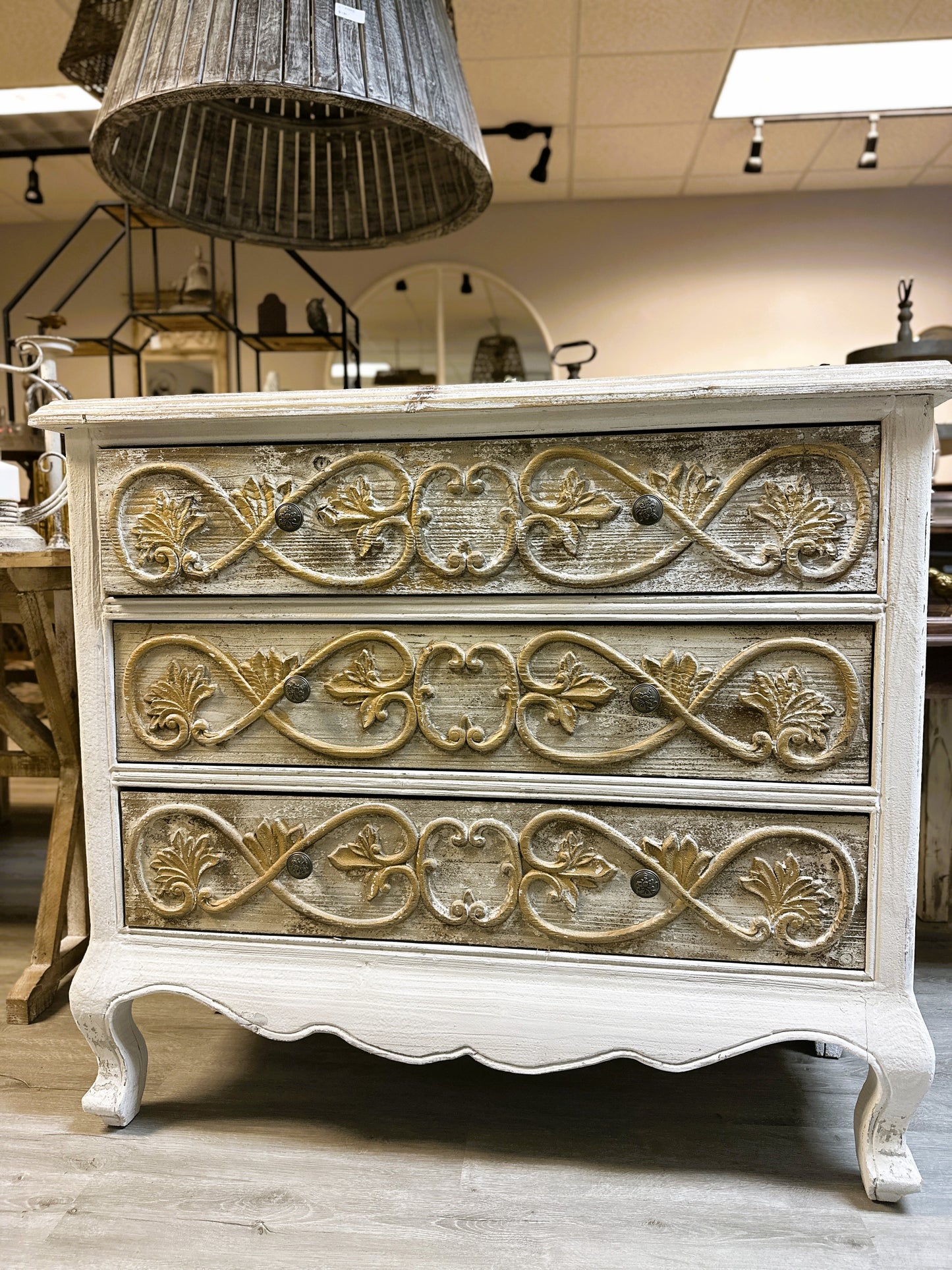 Three Tiers Vintage French Style Chest