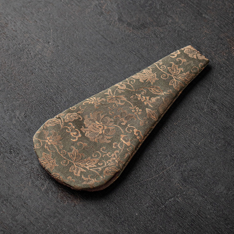 Vintage Style Embroidery Scissors with Random Brocade Sheath