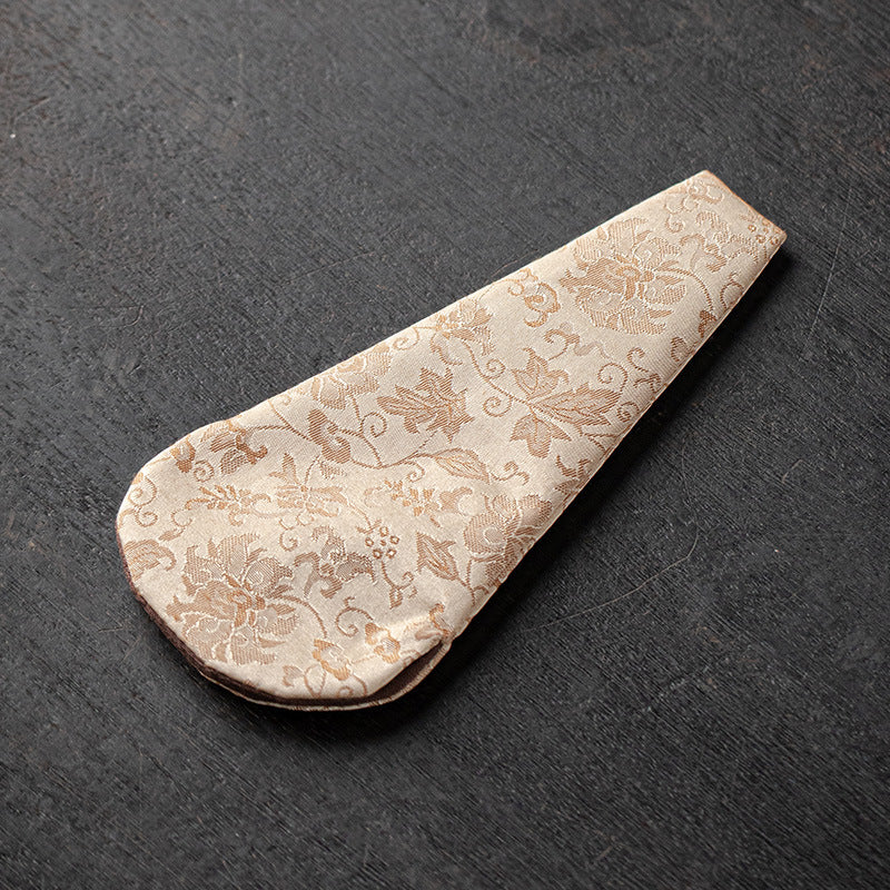 Vintage Style Embroidery Scissors with Random Brocade Sheath