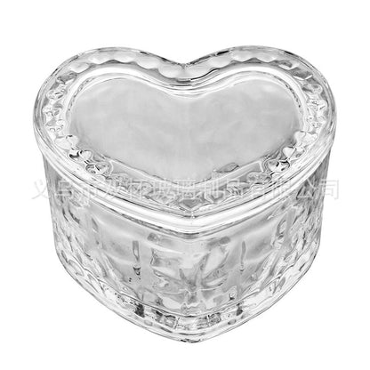 Heart Glass Storage Box