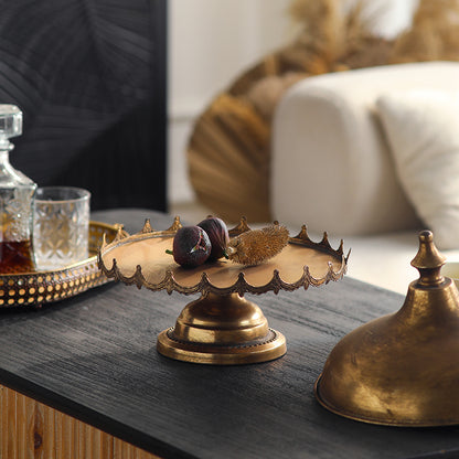 Metal Cloche with Base