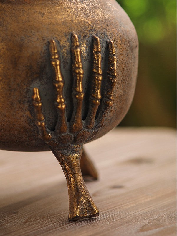 Skeleton Hands Iron Vase