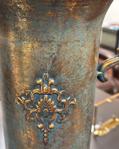 Gold Trophy Vase with Handles