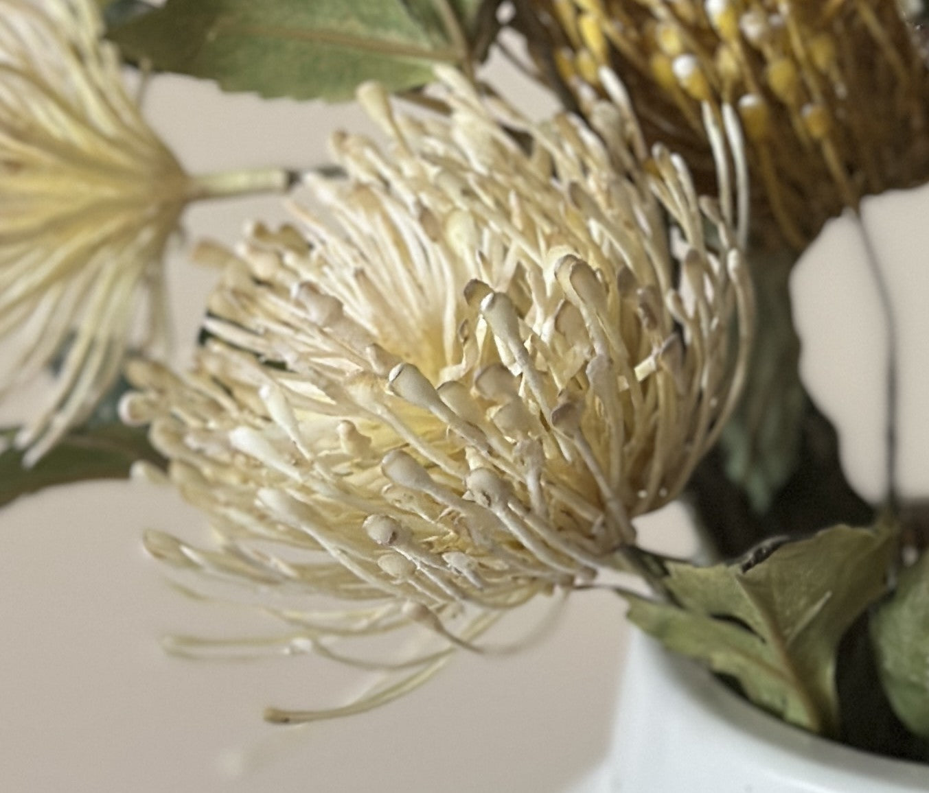 Artificial Pincushion Protea Arrangement