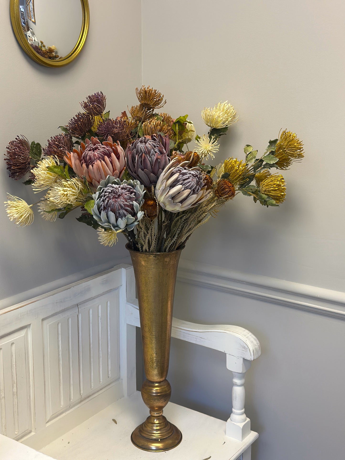 Artifical King Protea Bouquet