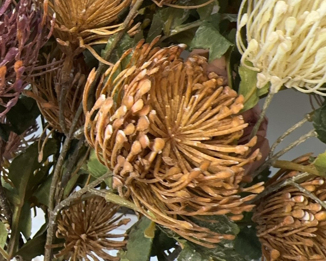 Artificial Pincushion Protea Arrangement