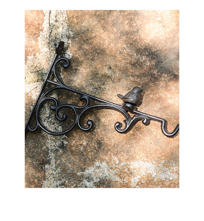 Cast Iron Bird Hook Bracket
