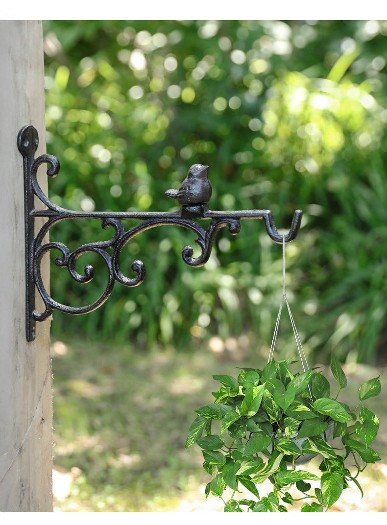 Cast Iron Bird Hook Bracket