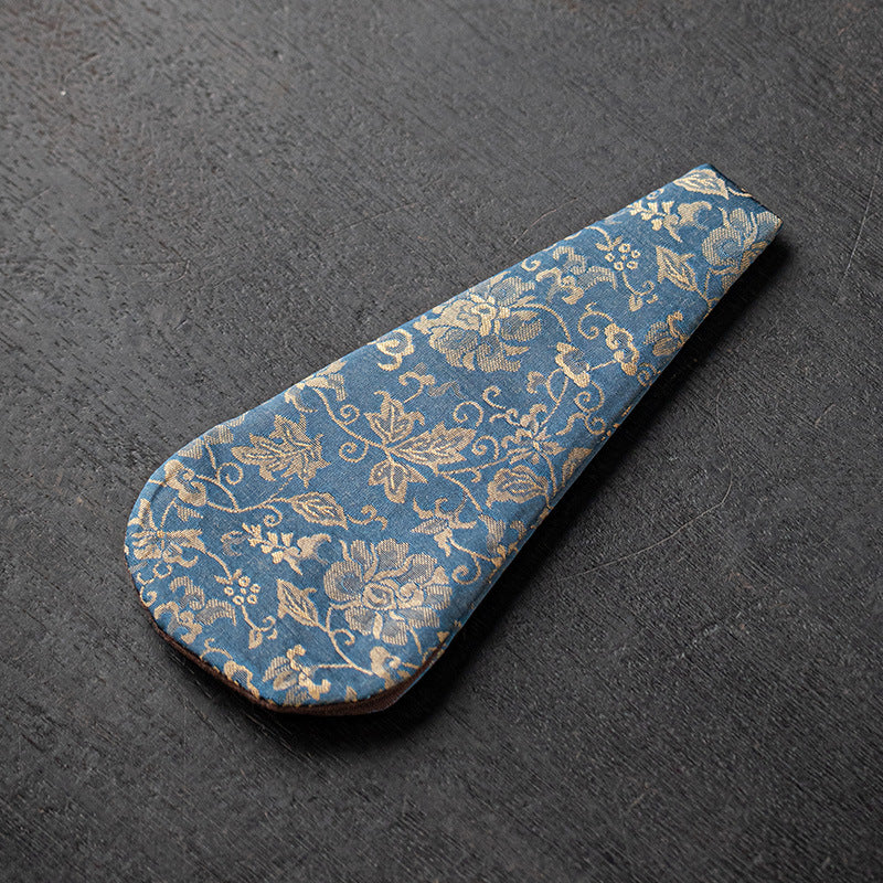 Vintage Style Embroidery Scissors with Random Brocade Sheath