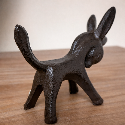 Cast Iron Donkey Figurine