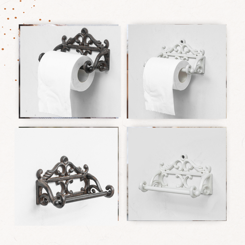 Cast Iron Toilet Paper Holder