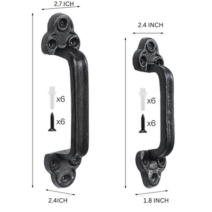 Rustic Cast Iron Door Pull Handle
